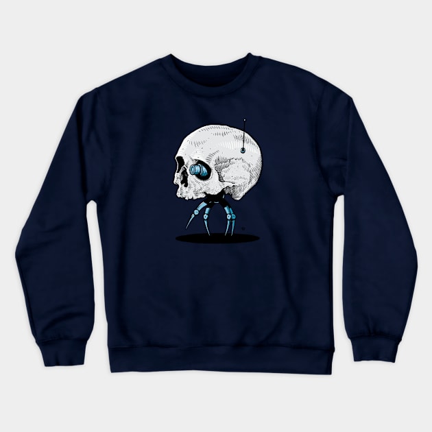 Robot skull Crewneck Sweatshirt by StefanAlfonso